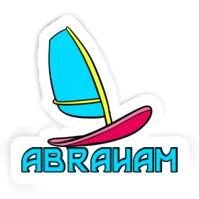 Aufkleber Windsurfbrett Abraham Image