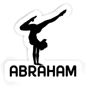Abraham Aufkleber Yoga-Frau Image