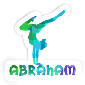 Abraham Aufkleber Yoga-Frau Image