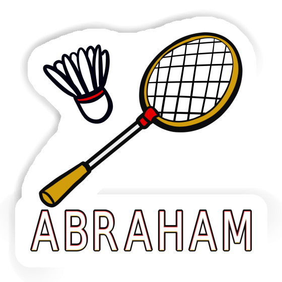 Autocollant Raquette de badminton Abraham Notebook Autocollant Raquette de badminton Abraham Gift package Image