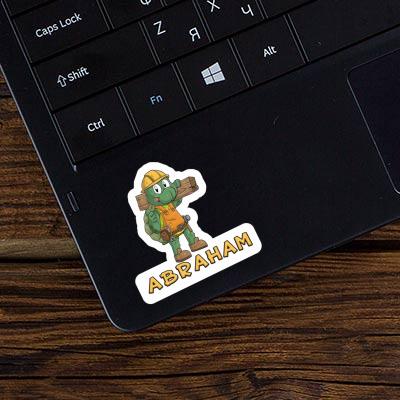 Abraham Sticker Construction worker Laptop Image