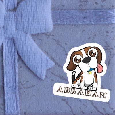 Autocollant Beagle Abraham Gift package Image