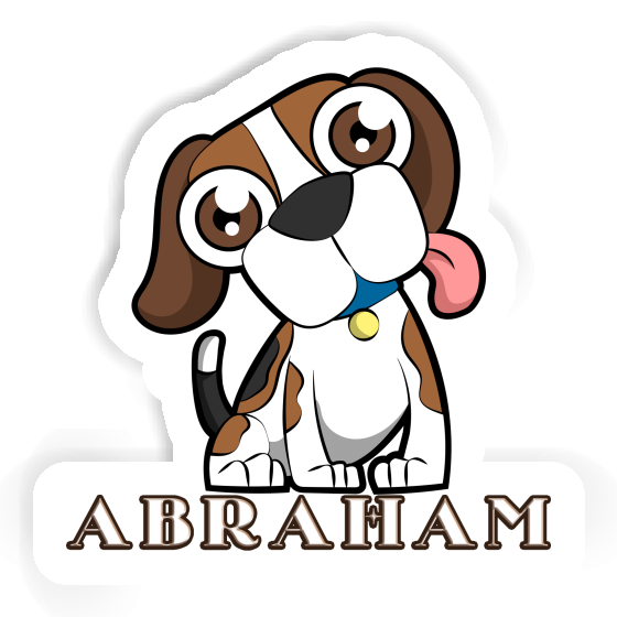 Autocollant Beagle Abraham Gift package Image