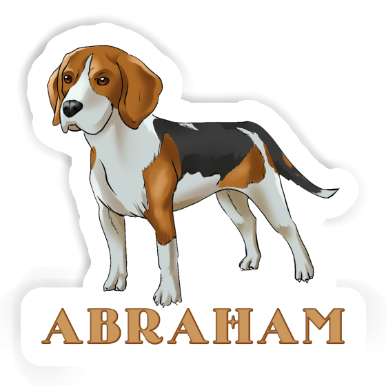Abraham Autocollant Beagle Notebook Image