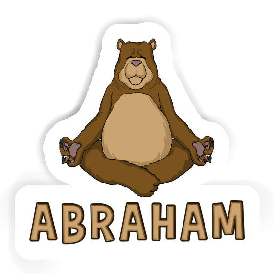 Abraham Aufkleber Yoga-Bär Laptop Abraham Aufkleber Yoga-Bär Laptop Image