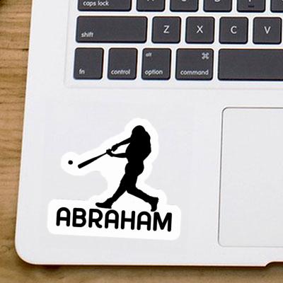 Autocollant Abraham Joueur de baseball Laptop Image