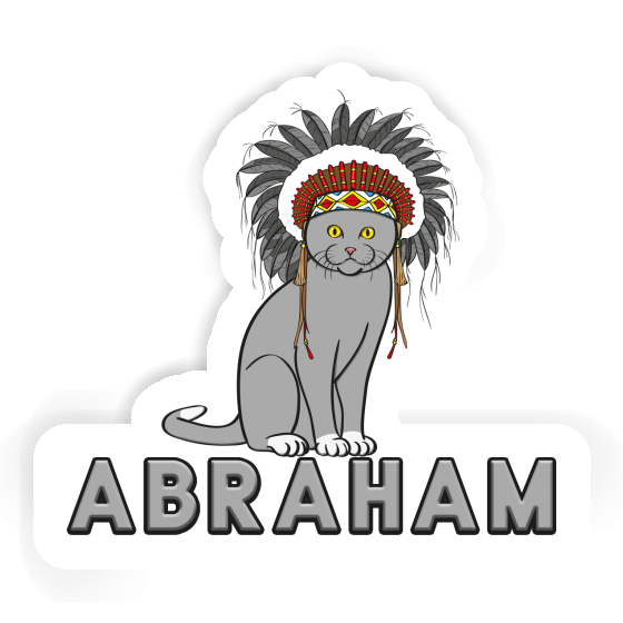 Abraham Autocollant Chat Notebook Abraham Autocollant Chat Gift package Image