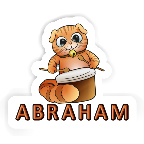 Autocollant Chat-tambour Abraham Notebook Autocollant Chat-tambour Abraham Notebook Image