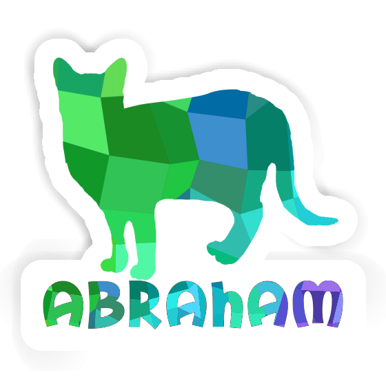 Aufkleber Katze Abraham Notebook Image