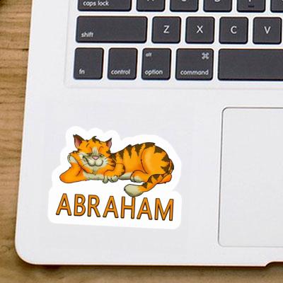 Aufkleber Katze Abraham Laptop Image