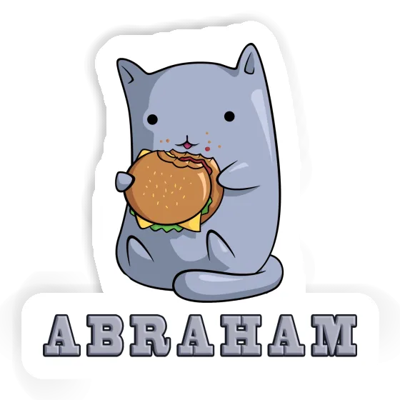 Hamburger-Katze Sticker Abraham Hamburger-Katze Sticker Abraham Image