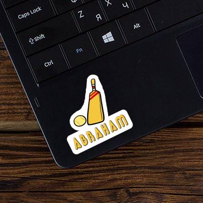 Maillet de cricket Autocollant Abraham Maillet de cricket Autocollant Abraham Image