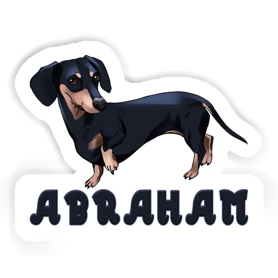 Autocollant Abraham Teckel Notebook Image