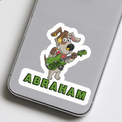 Gitarrist Aufkleber Abraham Laptop Image
