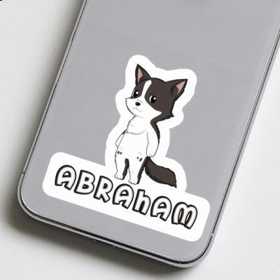 Collie border Autocollant Abraham Laptop Collie border Autocollant Abraham Laptop Image