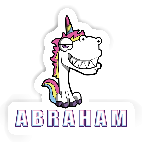 Autocollant Licorne grinçante Abraham Notebook Autocollant Licorne grinçante Abraham Notebook Image