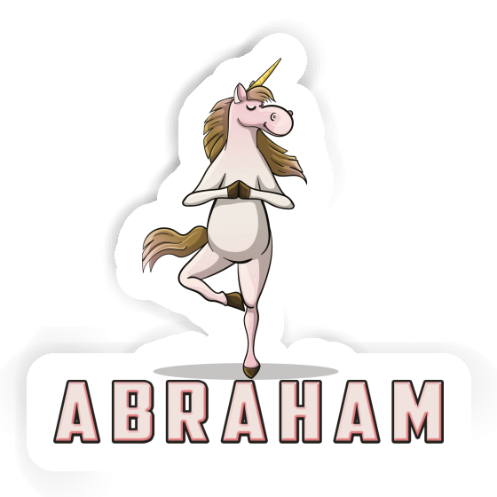 Aufkleber Einhorn Abraham Notebook Aufkleber Einhorn Abraham Notebook Image