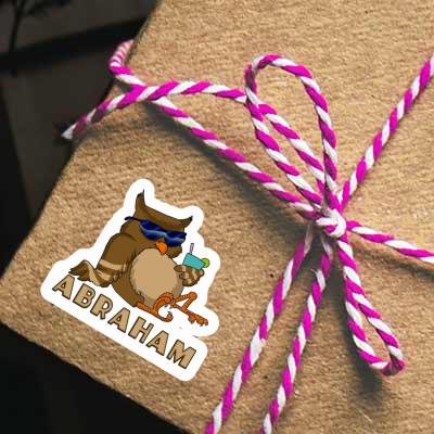 Autocollant Abraham Hibou Autocollant Abraham Hibou Image