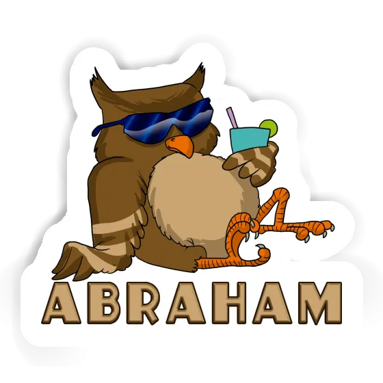 Autocollant Abraham Hibou Notebook Autocollant Abraham Hibou Gift package Image