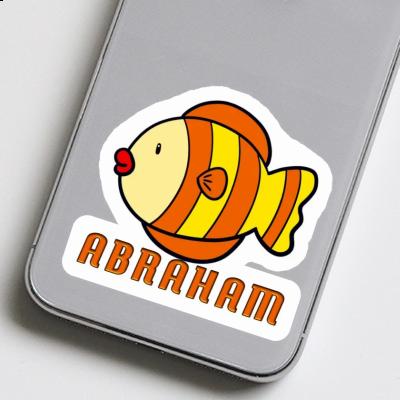 Poisson Autocollant Abraham Laptop Image