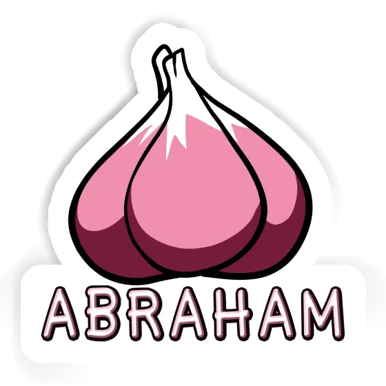 Aufkleber Knoblauch Abraham Image