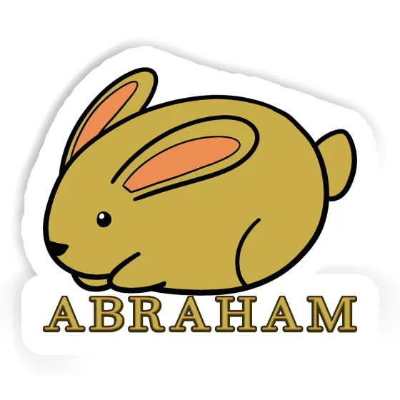 Autocollant Abraham Lapin Image