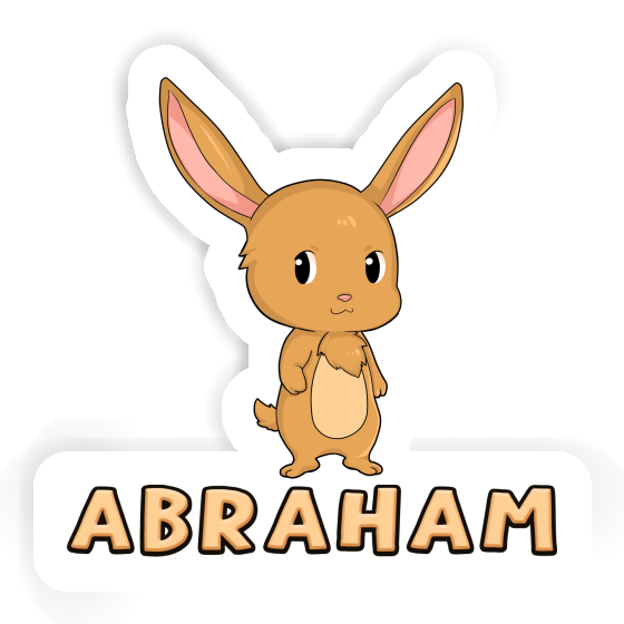 Abraham Autocollant Lapin Laptop Abraham Autocollant Lapin Laptop Image