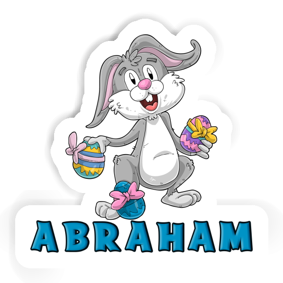 Autocollant Lapin de Pâques Abraham Laptop Autocollant Lapin de Pâques Abraham Laptop Image