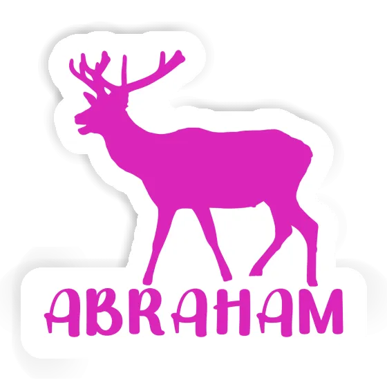 Cerf Autocollant Abraham Notebook Image