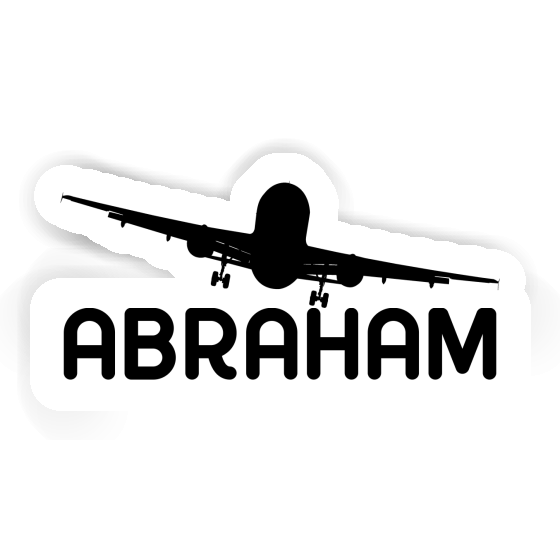 Autocollant Abraham Avion Notebook Image