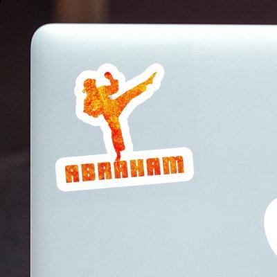 Sticker Abraham Karateka Laptop Image