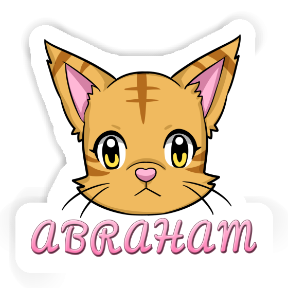 Autocollant Tête de chat Abraham Image