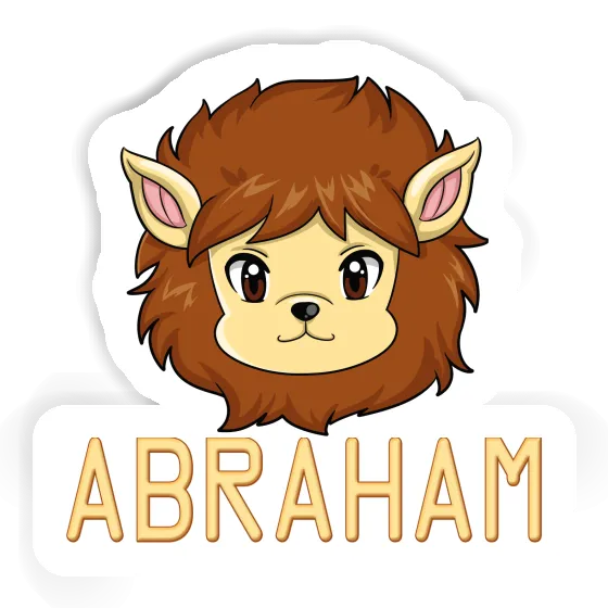 Autocollant Abraham Tête de lion Laptop Autocollant Abraham Tête de lion Laptop Image