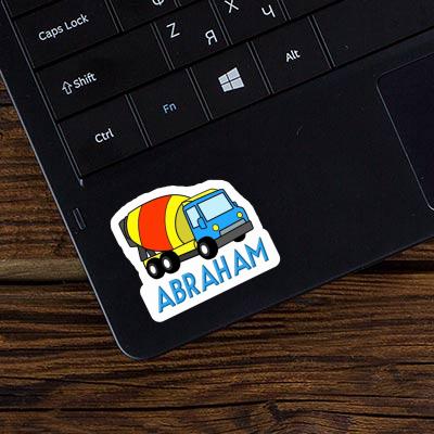 Abraham Autocollant Camion malaxeur Laptop Image