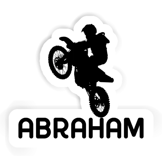 Abraham Autocollant Motocrossiste Laptop Abraham Autocollant Motocrossiste Laptop Image