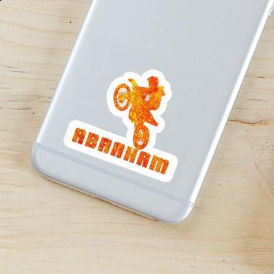 Autocollant Motocrossiste Abraham Image