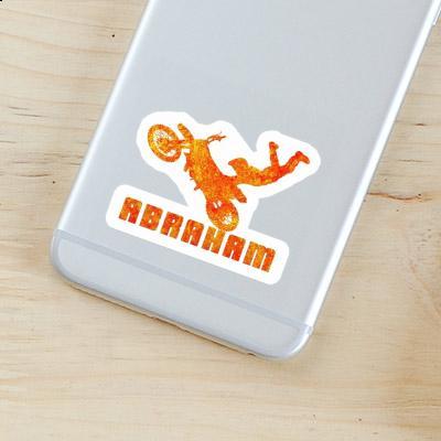 Motocrossiste Autocollant Abraham Notebook Image