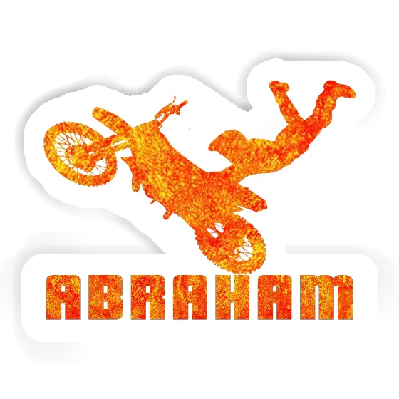 Motocrossiste Autocollant Abraham Image