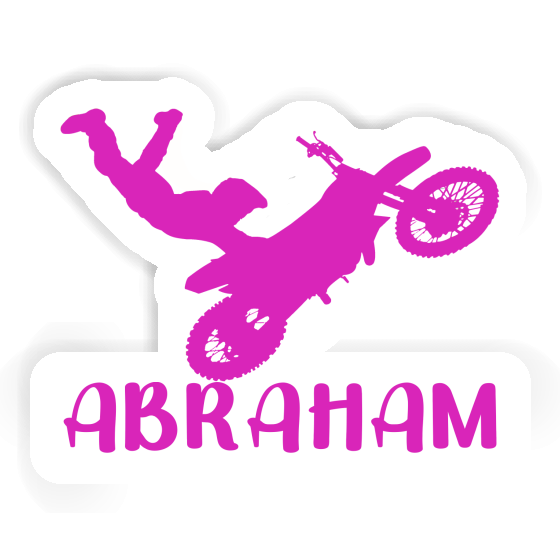 Abraham Autocollant Motocrossiste Notebook Image