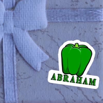 Aufkleber Paprika Abraham Image