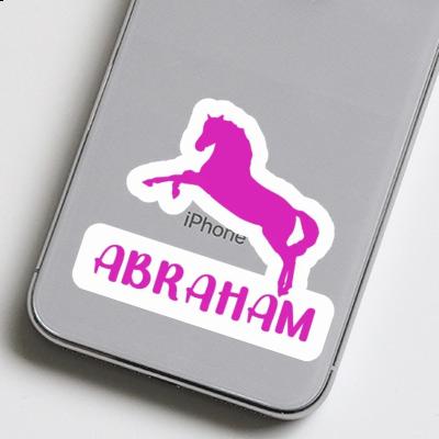 Abraham Autocollant Cheval Notebook Image