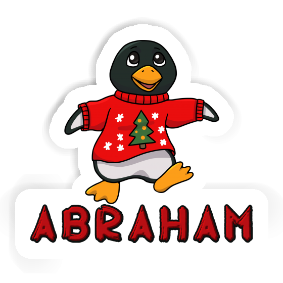 Autocollant Pingouin Abraham Notebook Image