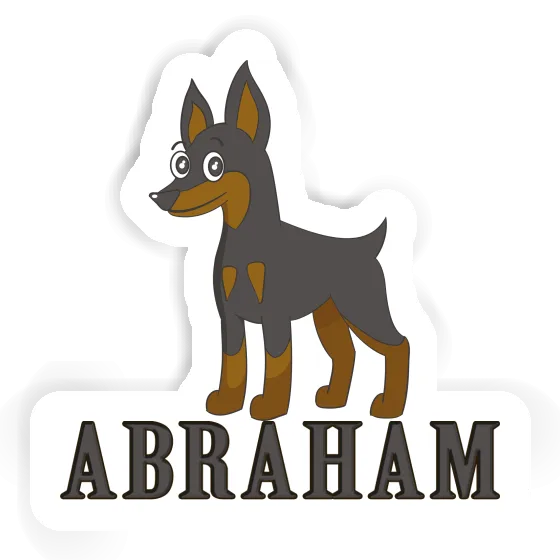 Abraham Autocollant Pinscher Laptop Abraham Autocollant Pinscher Laptop Image