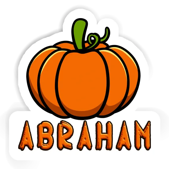 Aufkleber Kürbis Abraham Gift package Image
