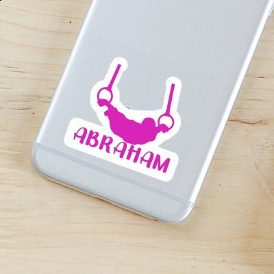 Abraham Sticker Ring gymnast Laptop Image