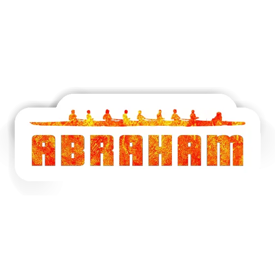 Abraham Sticker Rowboat Laptop Image