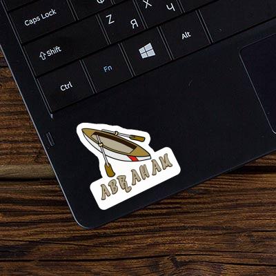 Sticker Abraham Rowboat Image