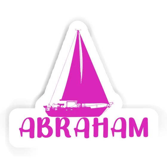 Aufkleber Segelboot Abraham Notebook Image