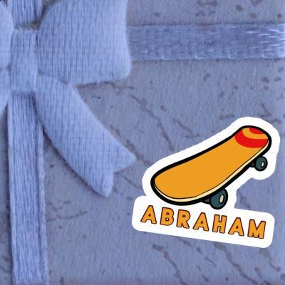 Aufkleber Skateboard Abraham Notebook Image