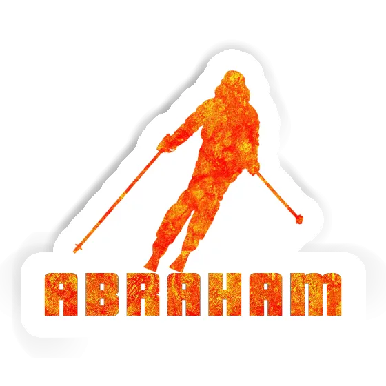Aufkleber Skifahrerin Abraham Notebook Aufkleber Skifahrerin Abraham Notebook Image